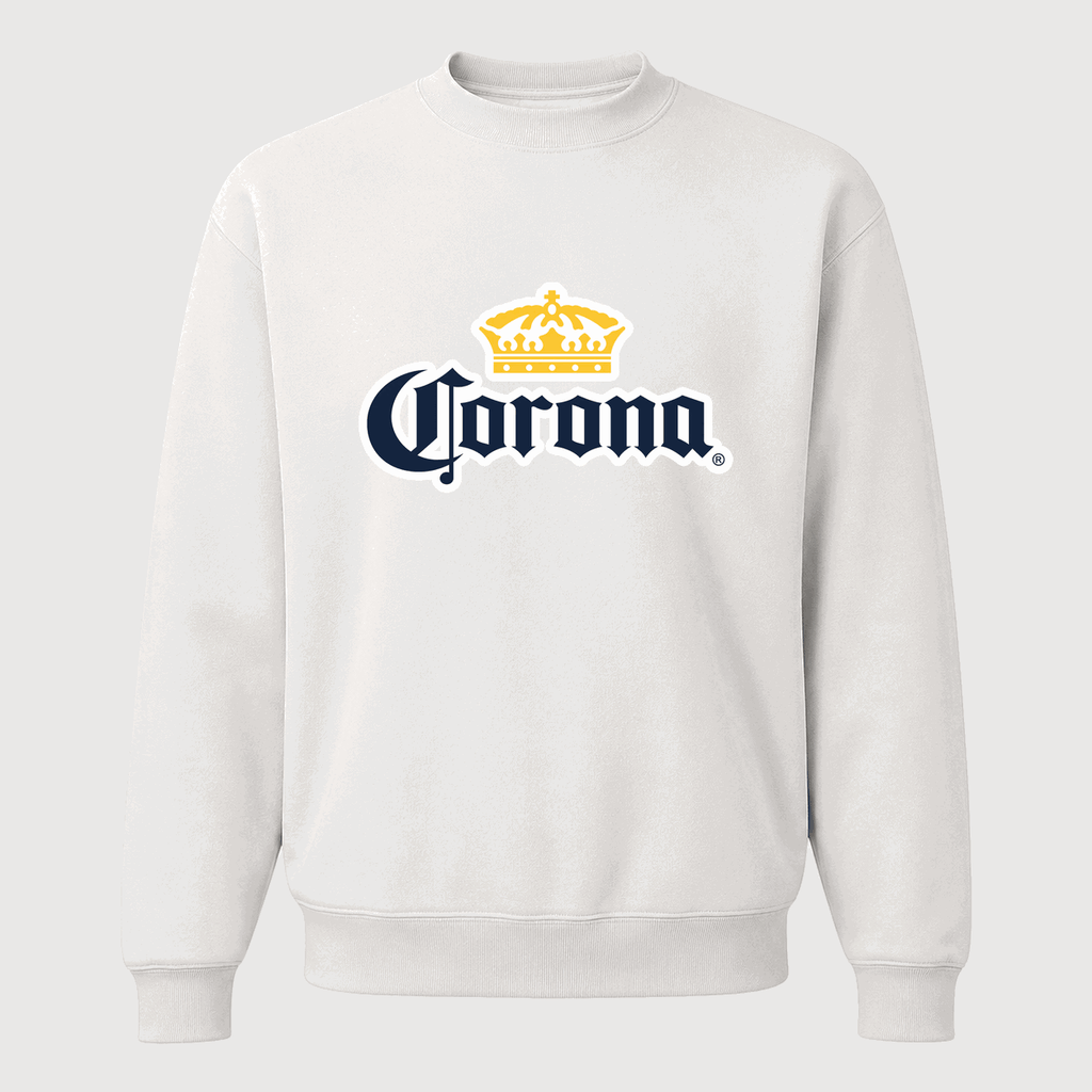 Men's Corona Crewneck Sweatshirt - White