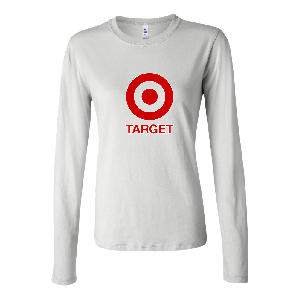 Women's Target Long Sleeve T-Shirt - White