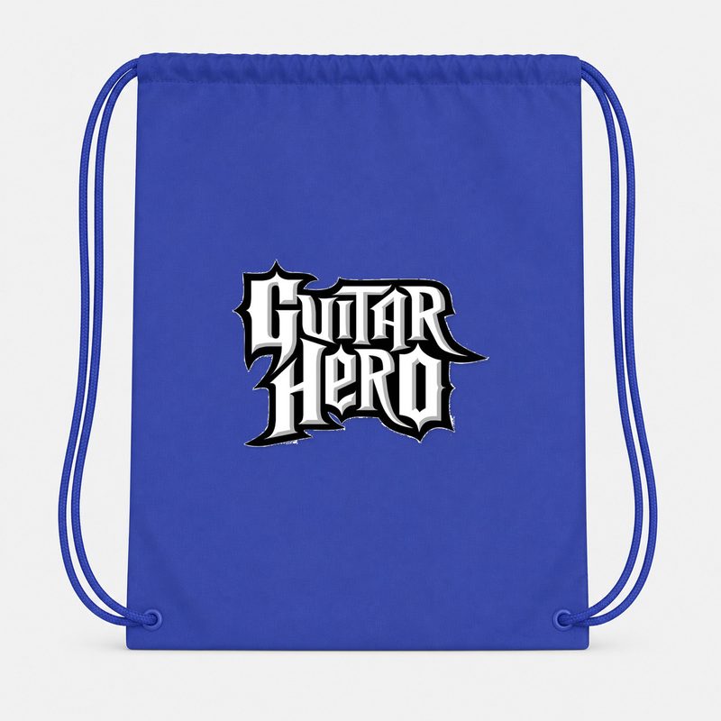 Guitar Hero Drawstring Bag - Blue