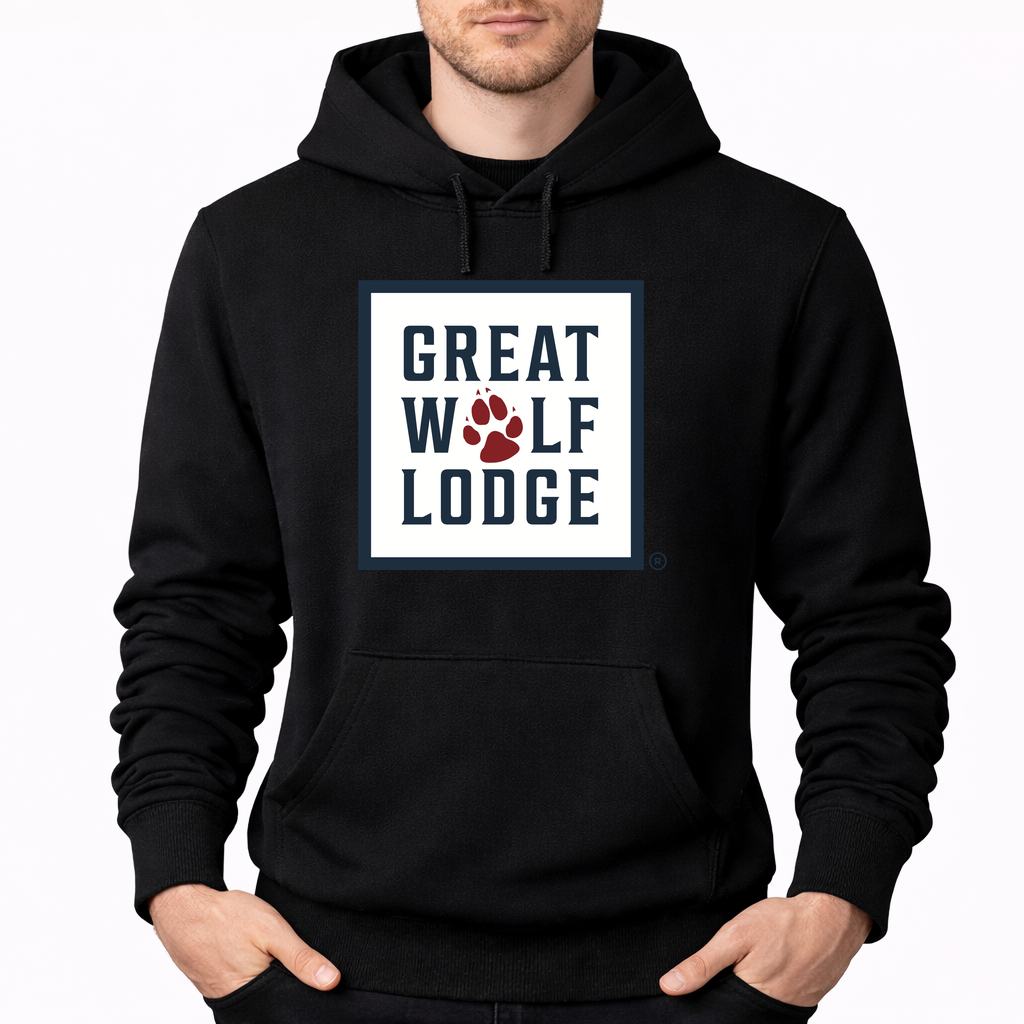 Men's Great Wolf Lodge Pullover Hoodie - Black