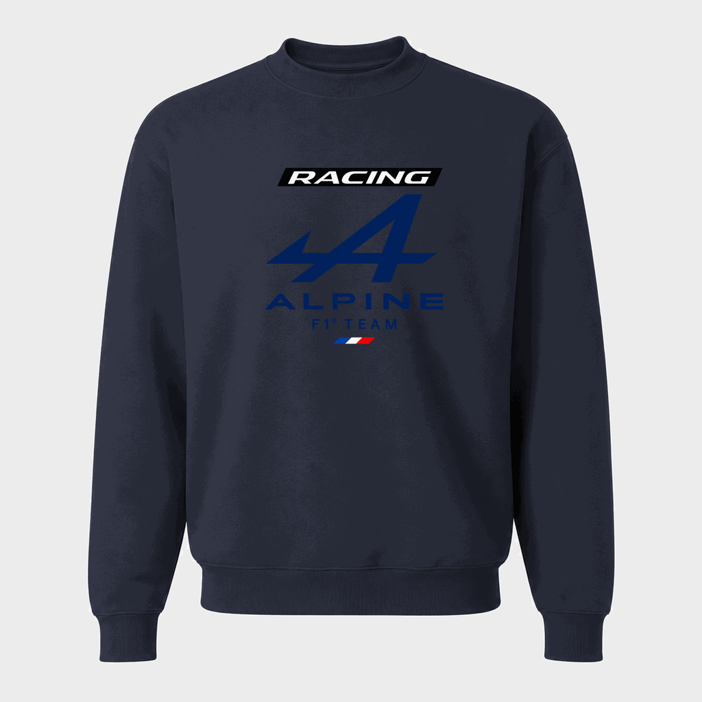 Men's Alpine F1 Team Crewneck Sweatshirt - Navy
