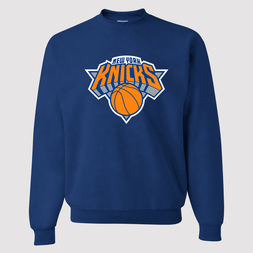 Men's New York Knicks Crewneck Sweatshirt - Blue