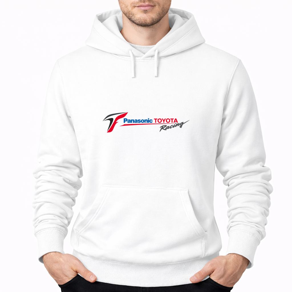 Men's Panasonic Toyota Racing Pullover Hoodie - White