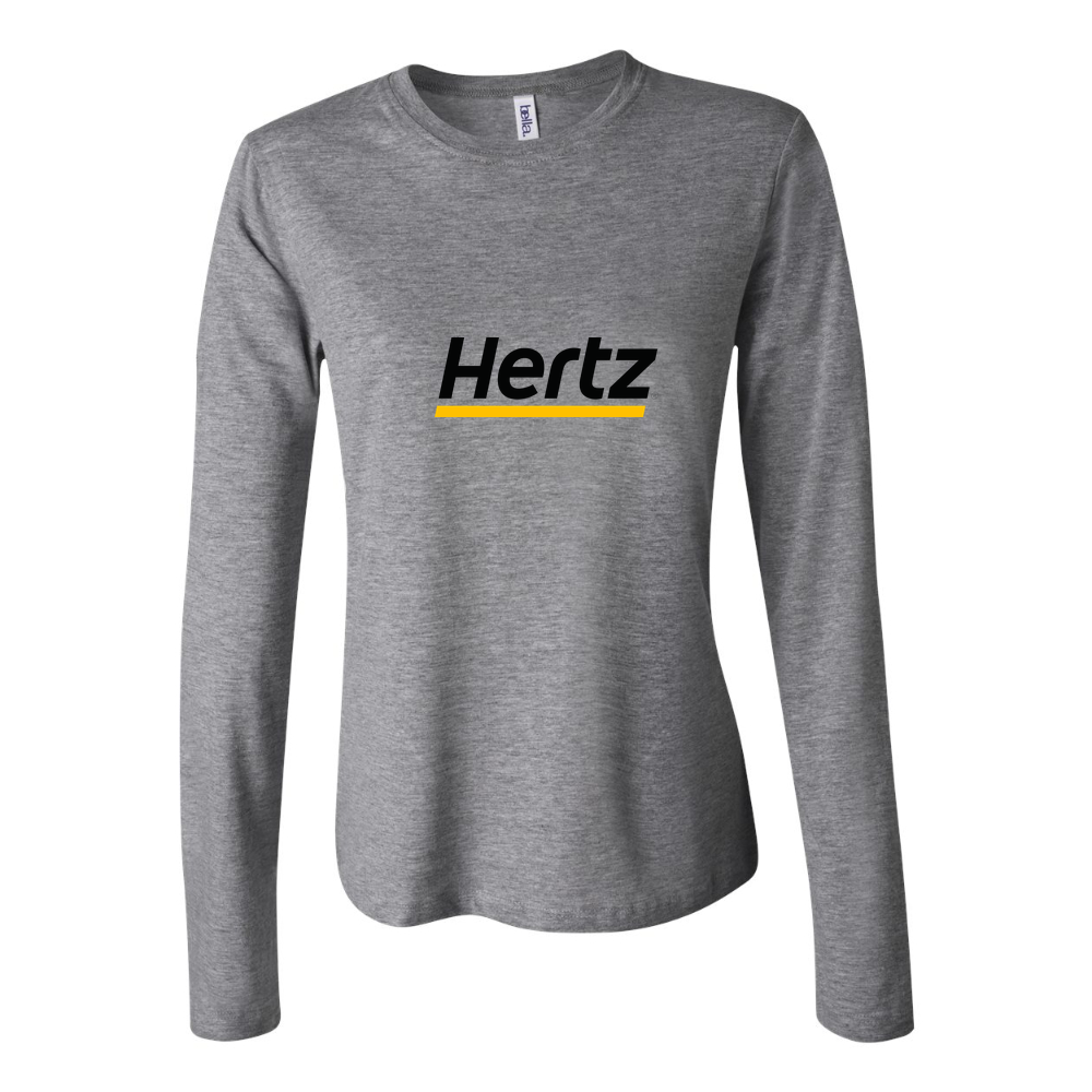 Women's Hertz Long Sleeve T-Shirt - Gray