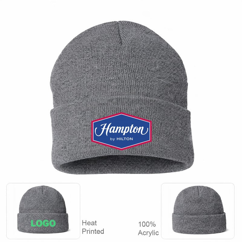 Hampton Grey Beanie Hat