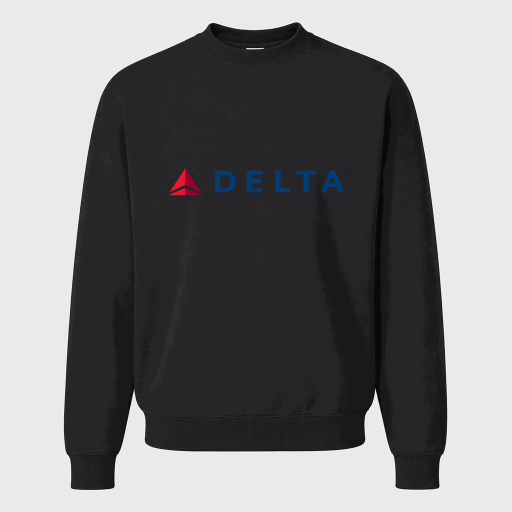 Men's Delta Air Lines Crewneck Sweatshirt - Black
