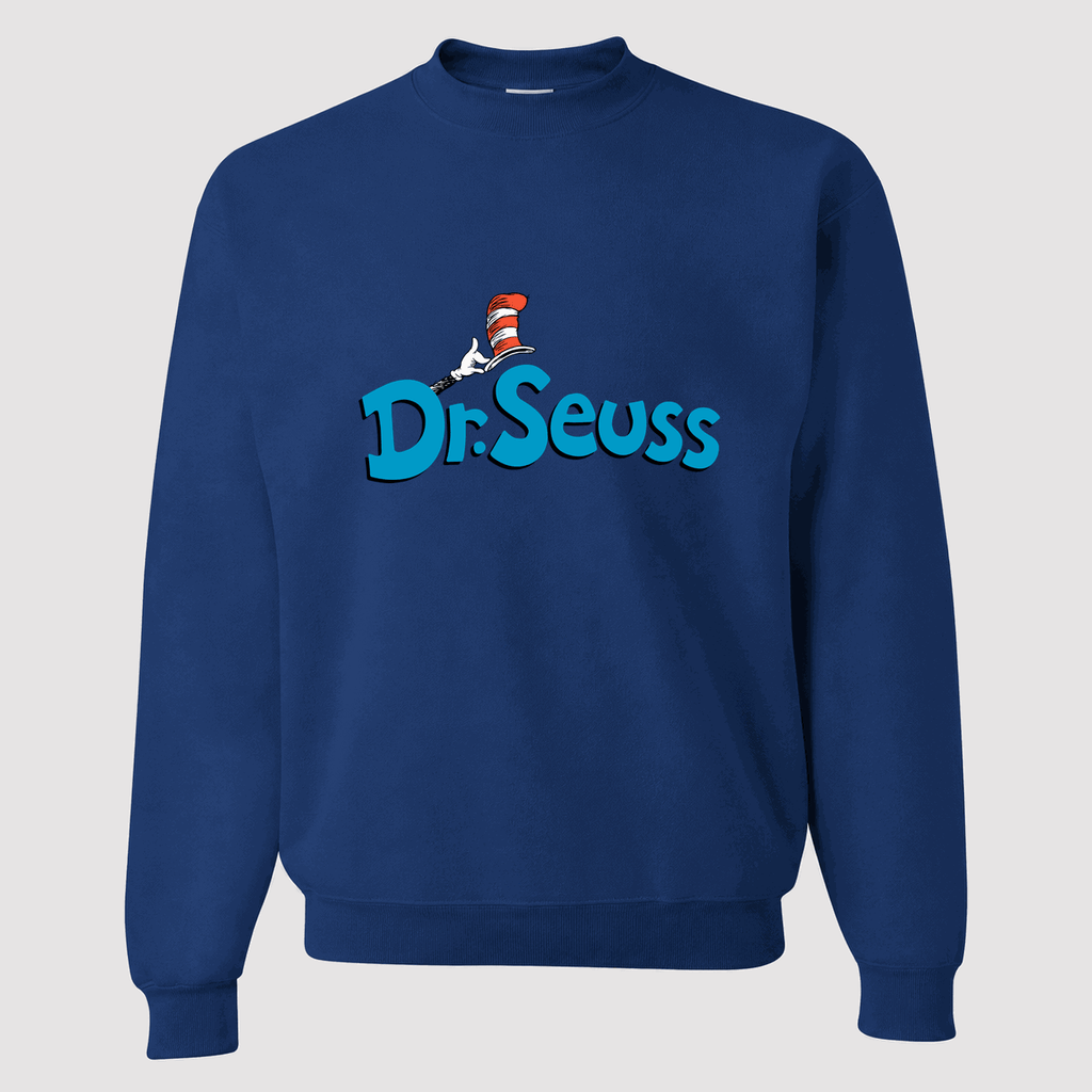Men's Dr. Seuss Crewneck Sweatshirt - Blue
