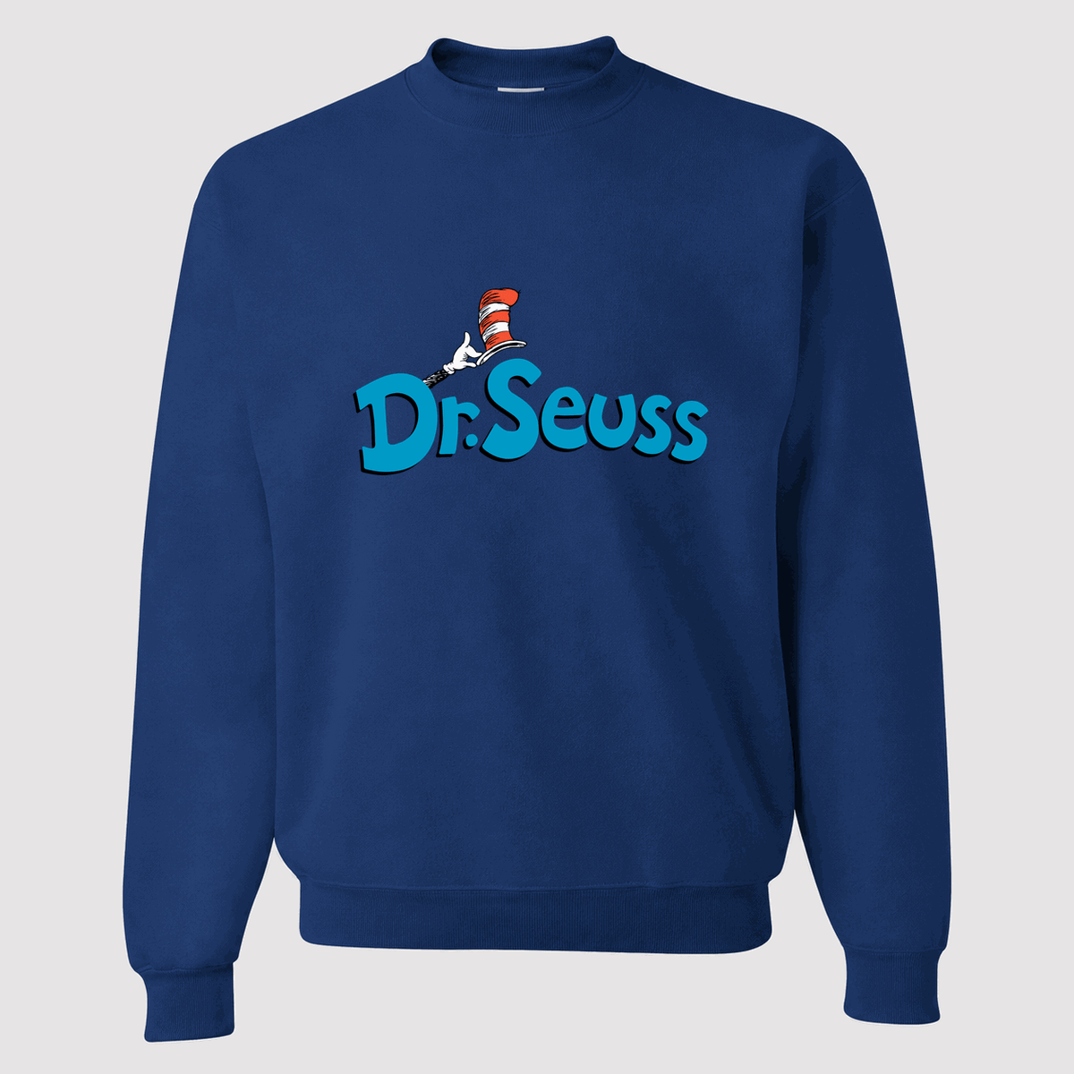 Men's Dr. Seuss Crewneck Sweatshirt - Blue