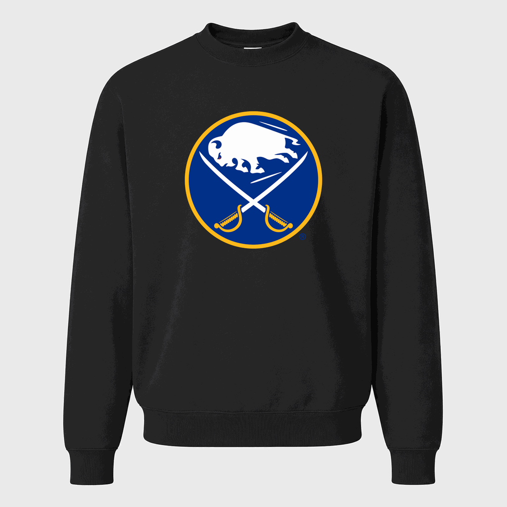 Men's Buffalo Sabres Crewneck Sweatshirt - Black