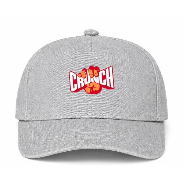 Crunch Fitness Logo Gray Dad Baseball Cap Hat