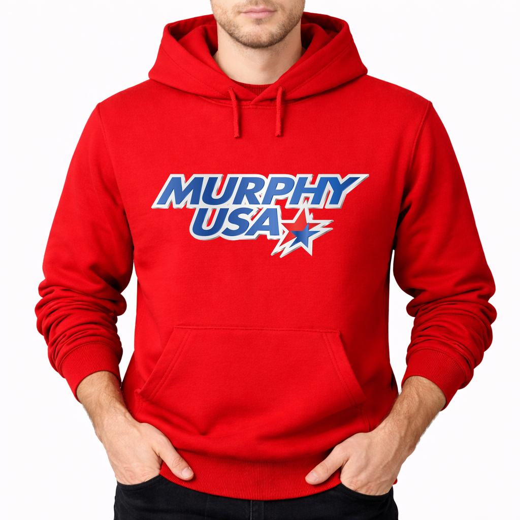 Men's Murphy Usa Pullover Hoodie - Red