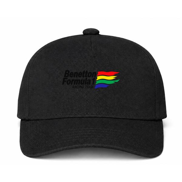 Benetton Formula 1 Racing Team Black Dad Baseball Cap Hat