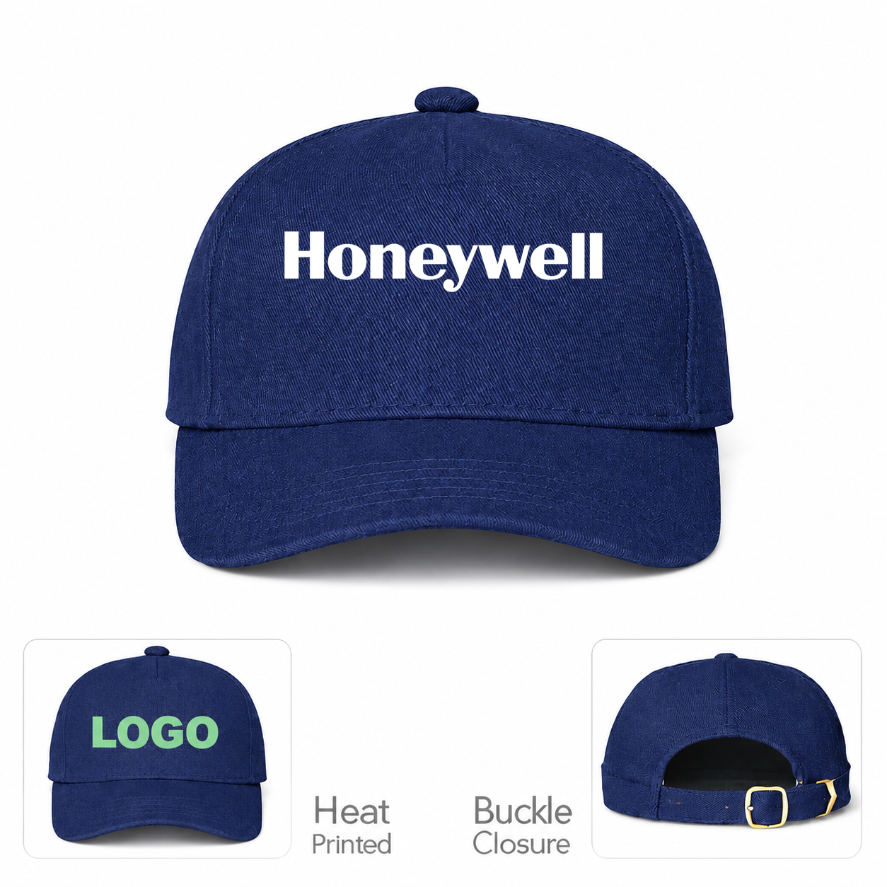Honeywell Navy Dad Baseball Cap Hat