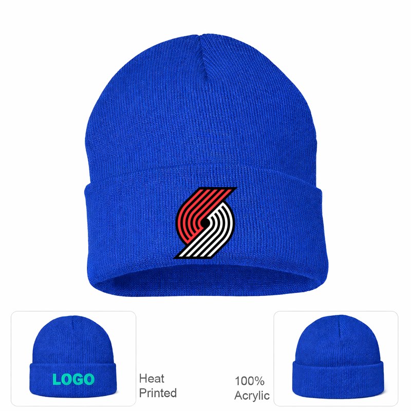 Portland Trail Blazers Royal Blue Beanie Hat