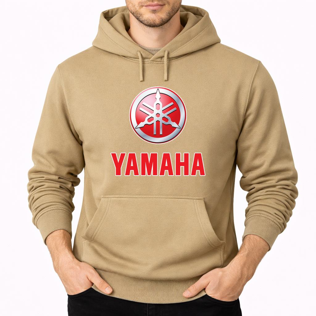 Men's Yamaha Pullover Hoodie - Tan