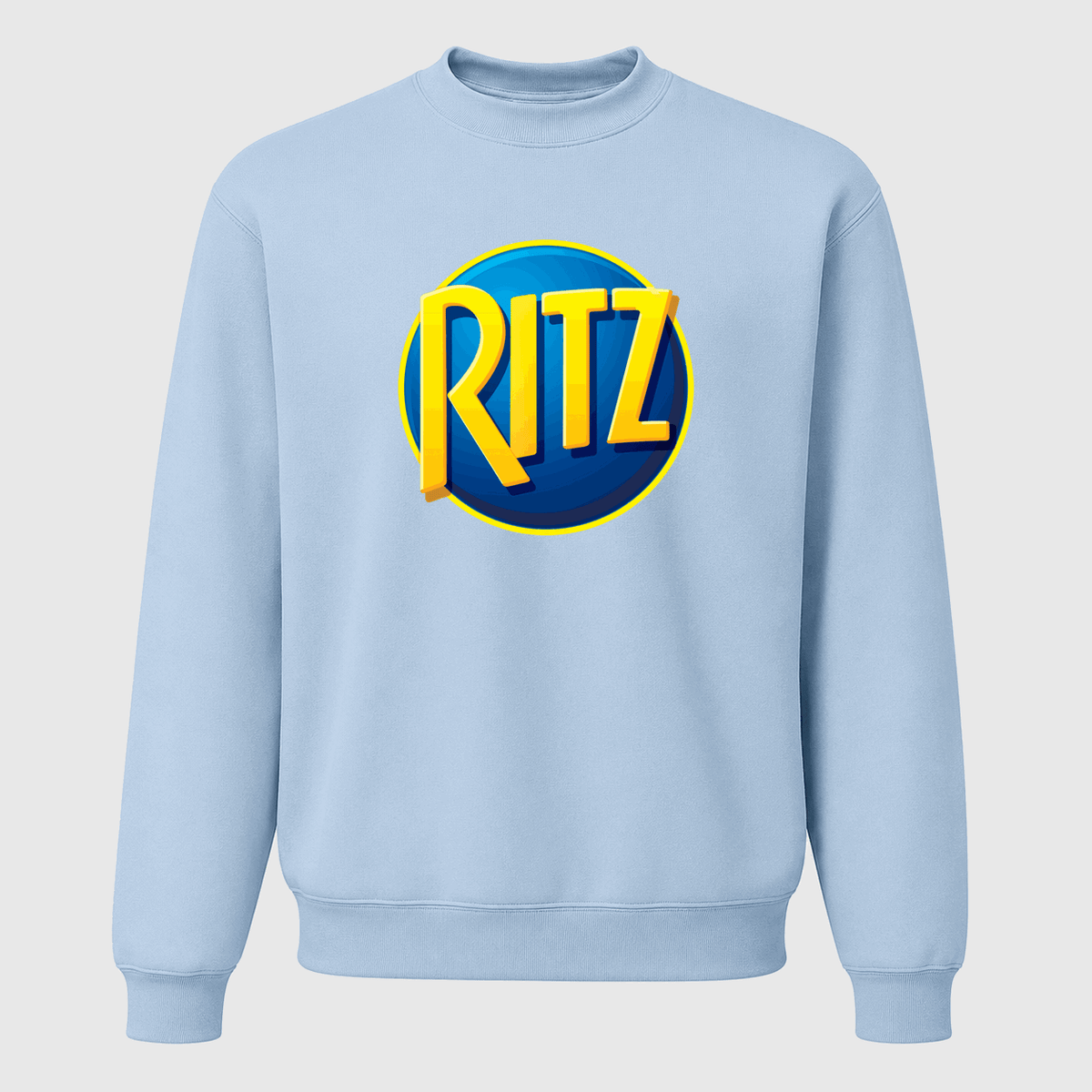 Men's Ritz Crackers Crewneck Sweatshirt - Sky Blue