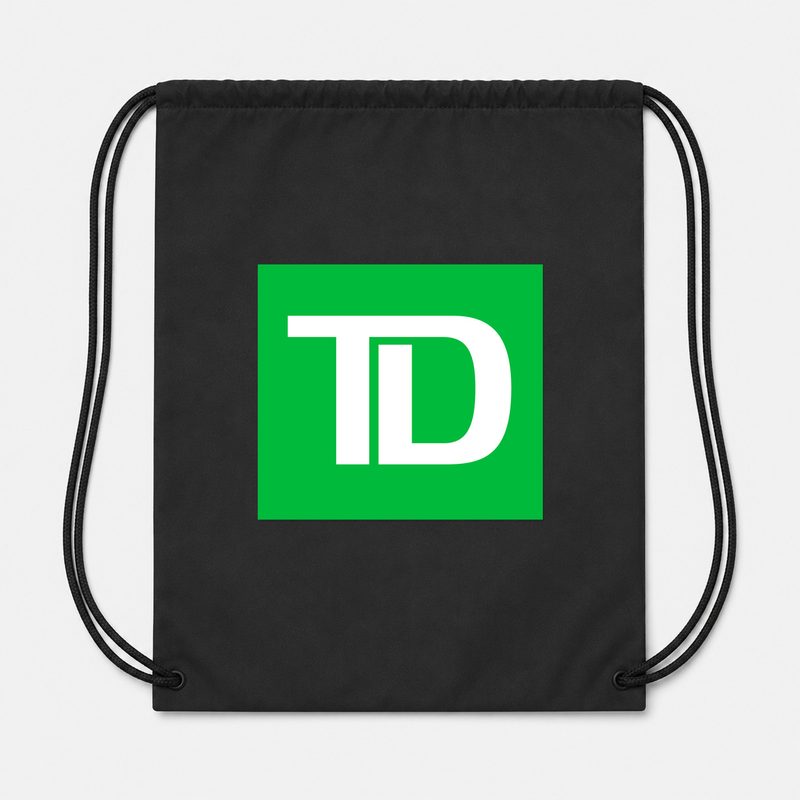 TD Bank Drawstring Bag - Black