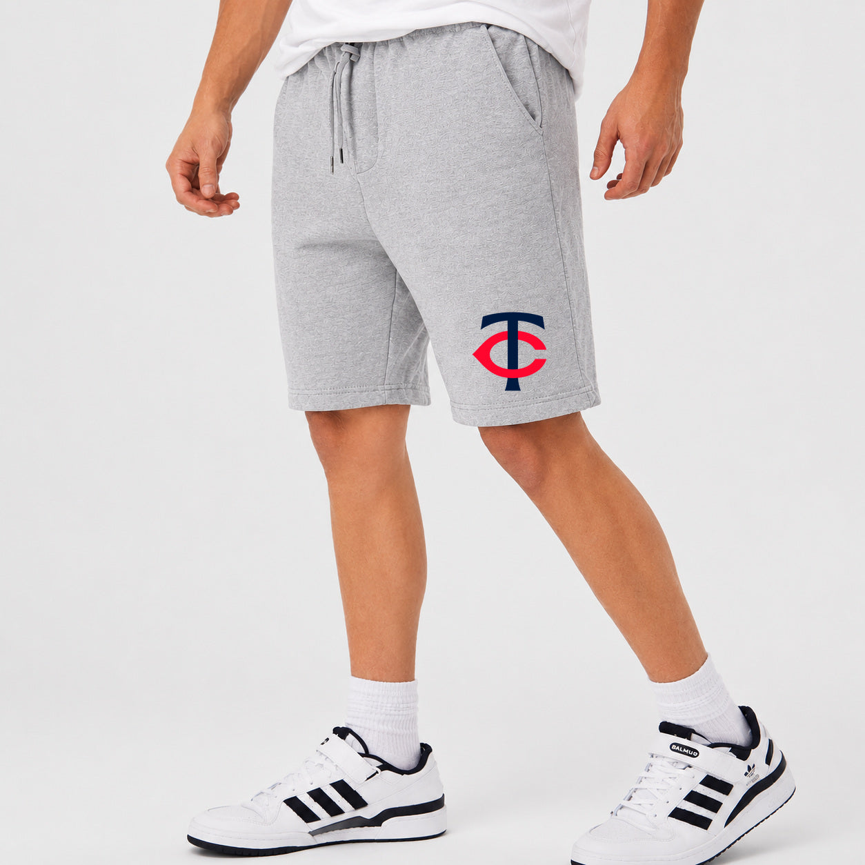 Men's Minnesota Twins Cotton Shorts - Gray