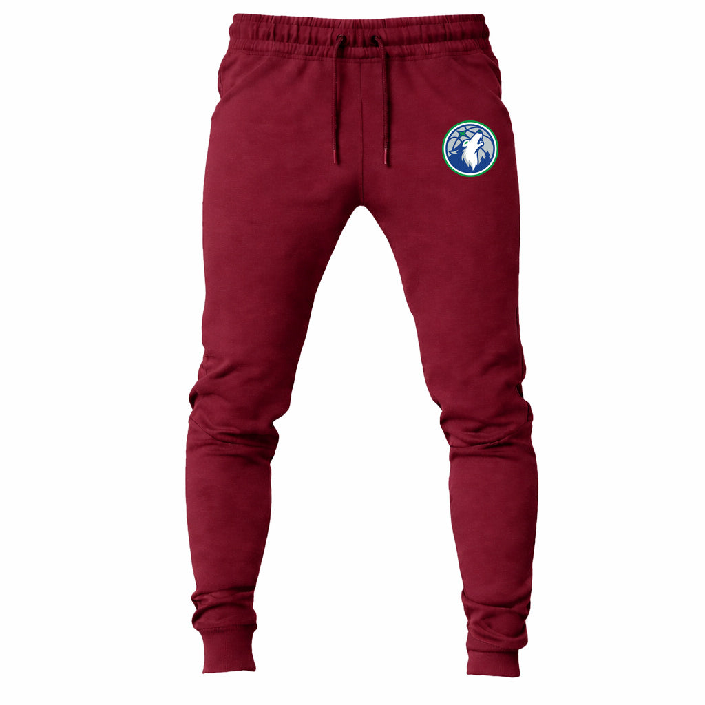 Minnesota Timberwolves joggers sweatpants - Maroon