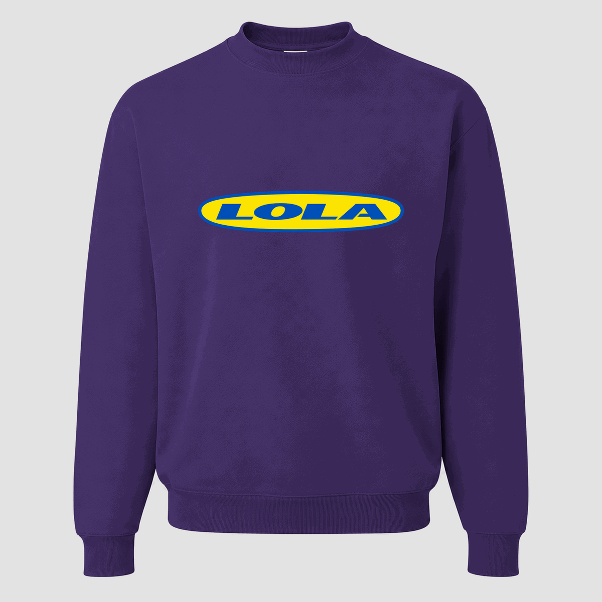 Men's Lola Crewneck Sweatshirt - Purple