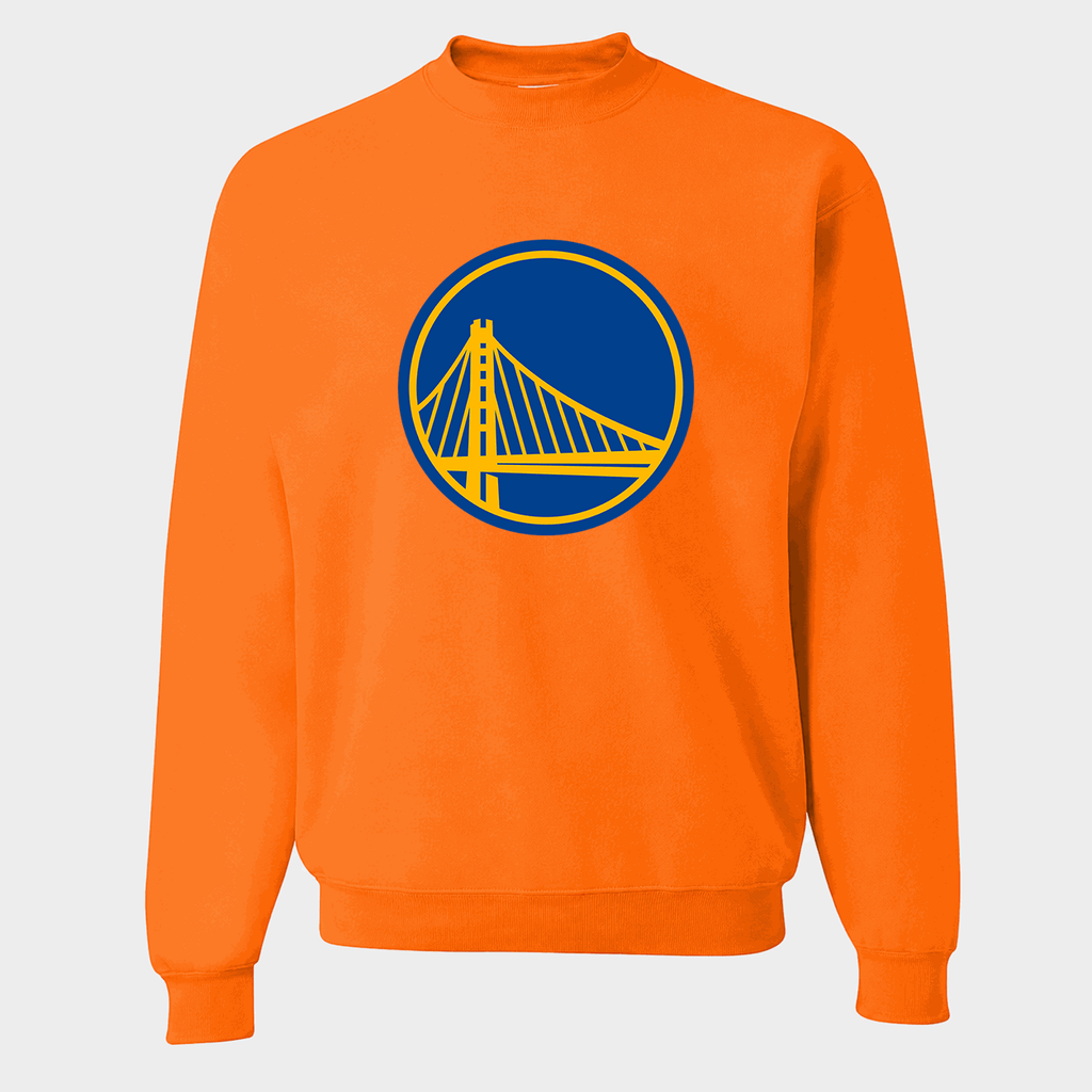 Men's Golden State Warriors Crewneck Sweatshirt - Orange