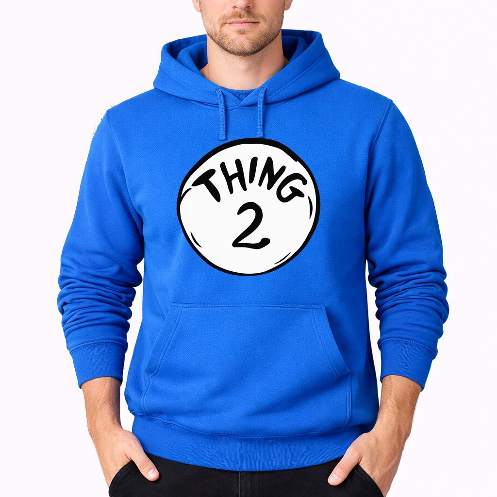 Men's Dr. Seuss Thing 2 Pullover Hoodie - Azure