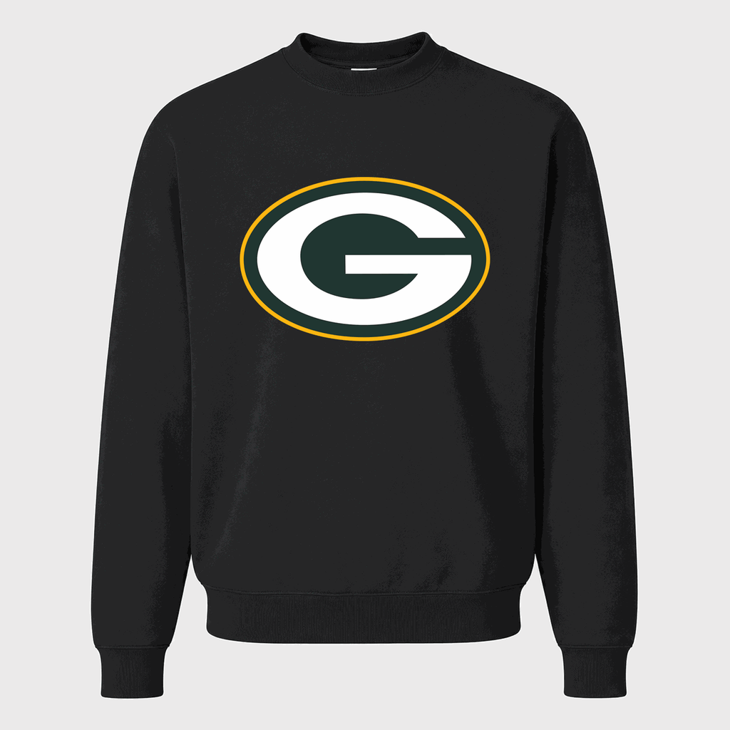 Men's Green Bay Packers Crewneck Sweatshirt - Black