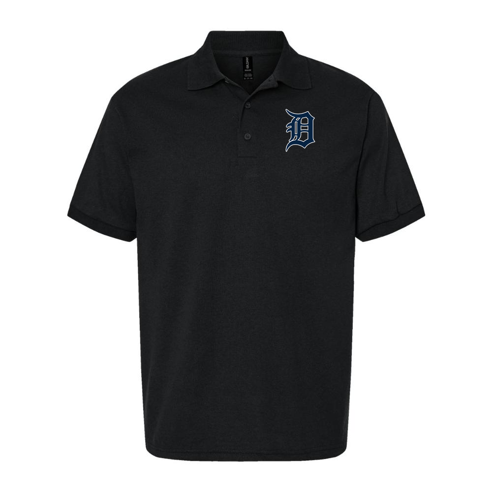 Men's Detroit Tigers Dry Blend Polo - Black