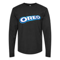 Men's Oreo-Logo-food-1536x864 Long sleeves Cotton Blend T-Shirt - Black