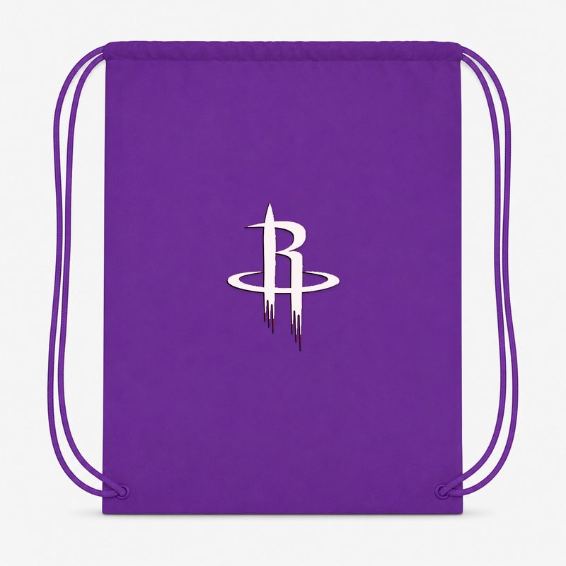 Houston Rockets Alternate Drawstring Bag - Purple