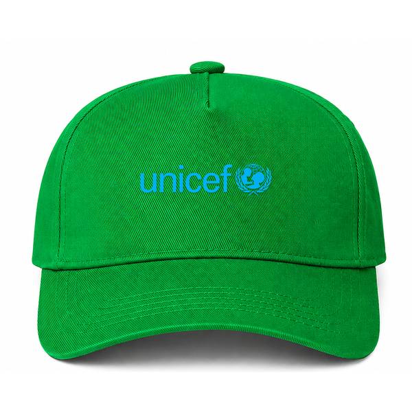 UNICEF Logo Green Dad Baseball Cap Hat