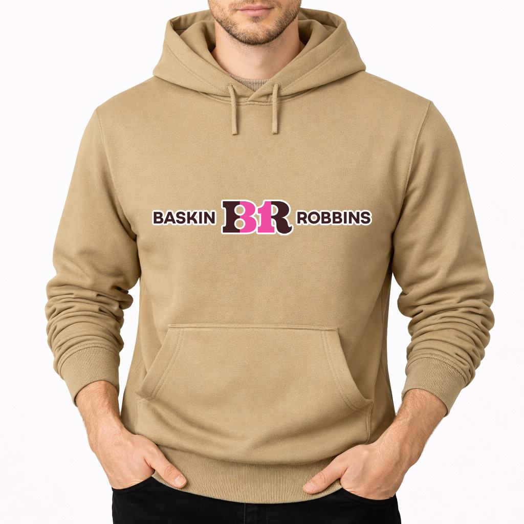 Men's Baskin Rbbins Pullover Hoodie - Tan