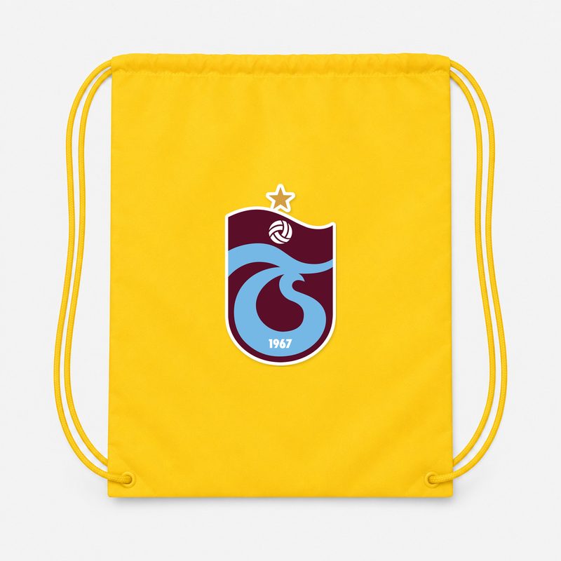 Trabzonspor Soccer Drawstring Bag - Yellow