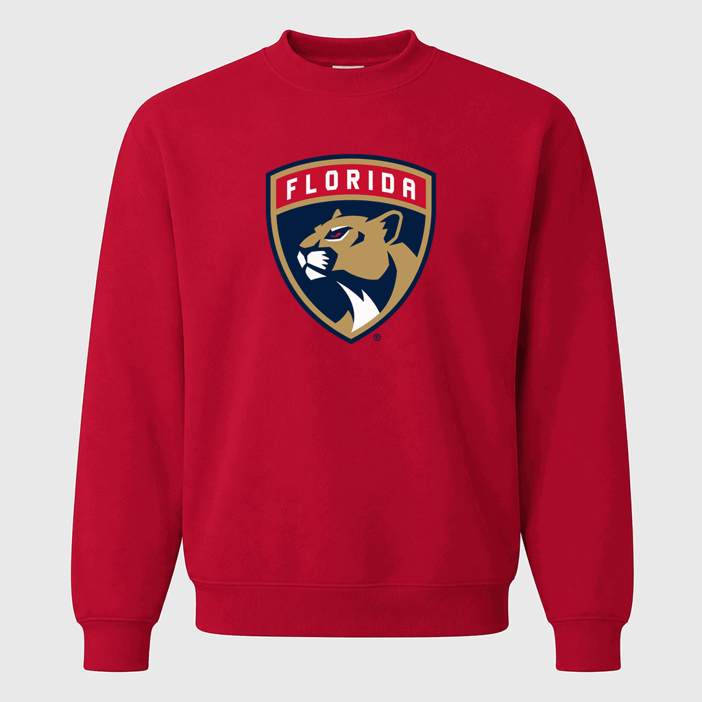 Men's Florida Panthers Crewneck Sweatshirt - Red