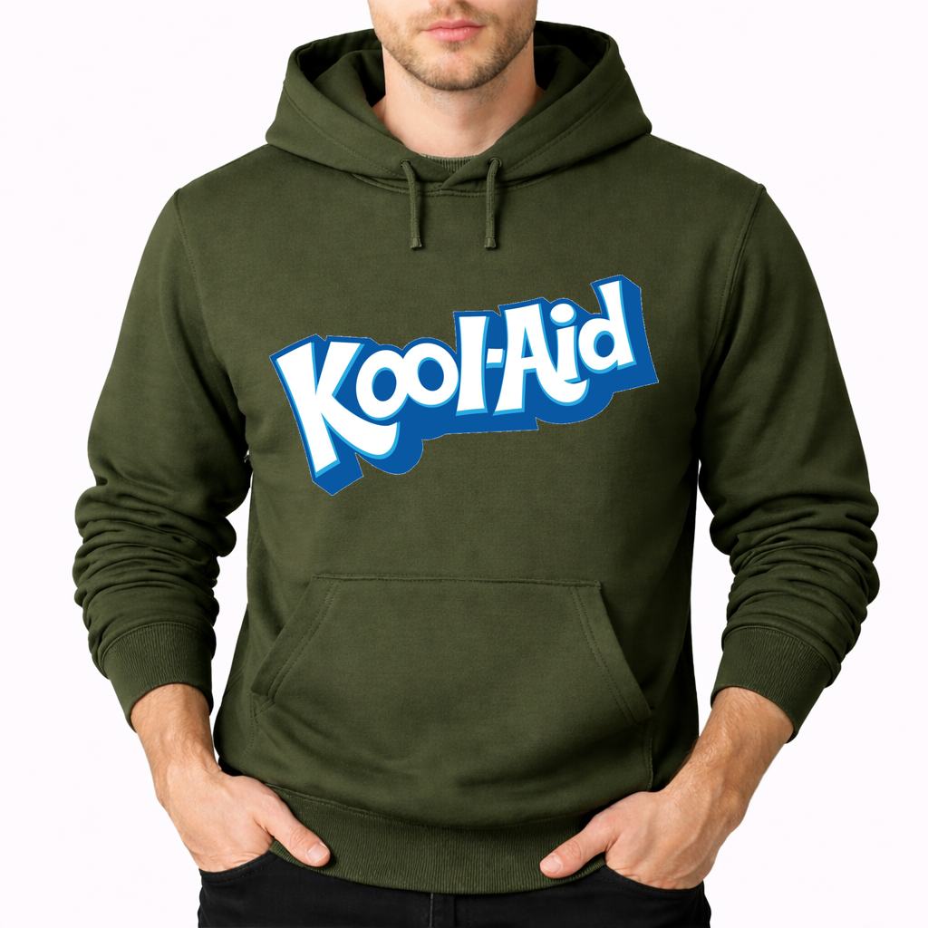 Men's Kool-Aid Pullover Hoodie - Army Green
