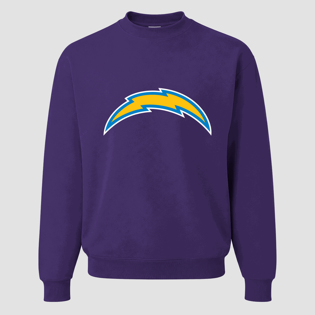 Men's Los Angeles Chargers Crewneck Sweatshirt - Purple