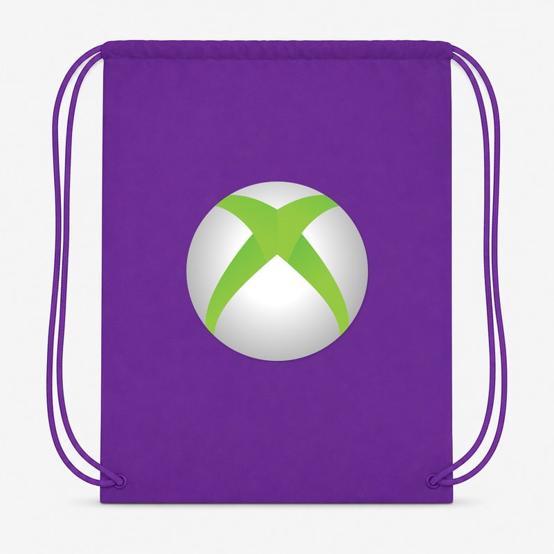 Xbox Gaming Drawstring Bag - Purple