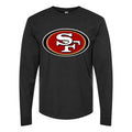 Men's San Francisco 49ers Long sleeves Cotton Blend T-Shirt - Black