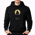 Men's Olympics 2024 Pullover Hoodie - Black