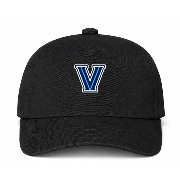 Villanova Wildcats Logo Black Dad Baseball Cap Hat