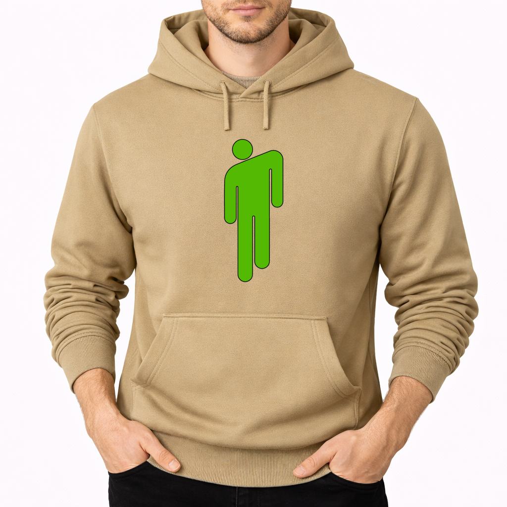Men's Billie Eilish Pullover Hoodie - Tan