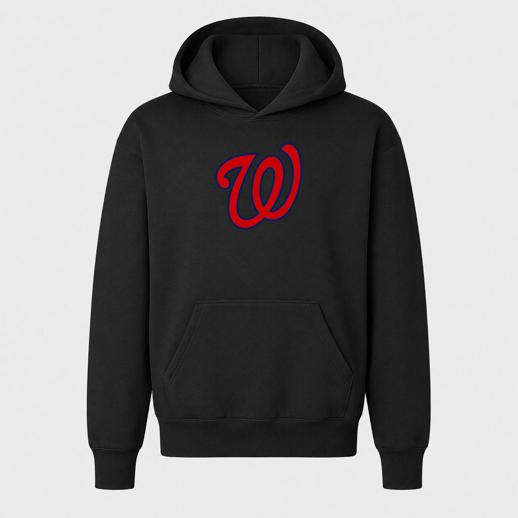 Youth Washington Nationals Pullover Hoodie - Black