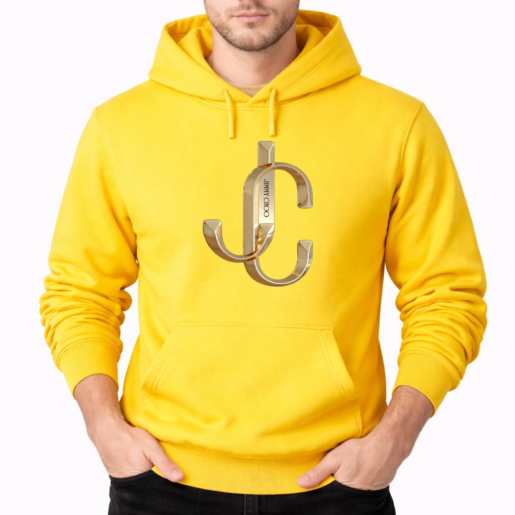 Men's Jimmy Choo Pullover Hoodie - Yellow