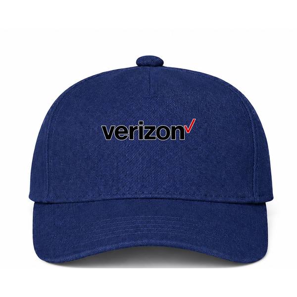 Verizon Logo Navy Dad Baseball Cap Hat