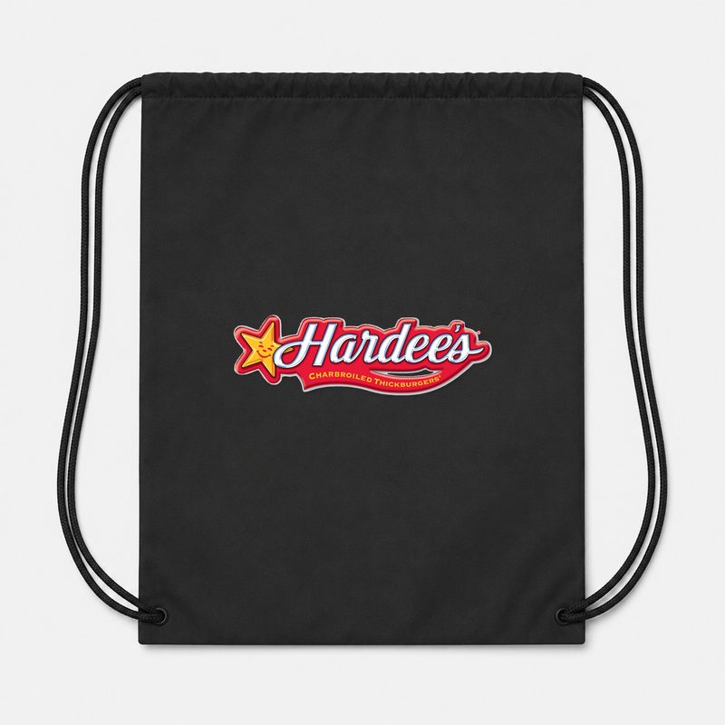 Hardees Drawstring Bag - Black