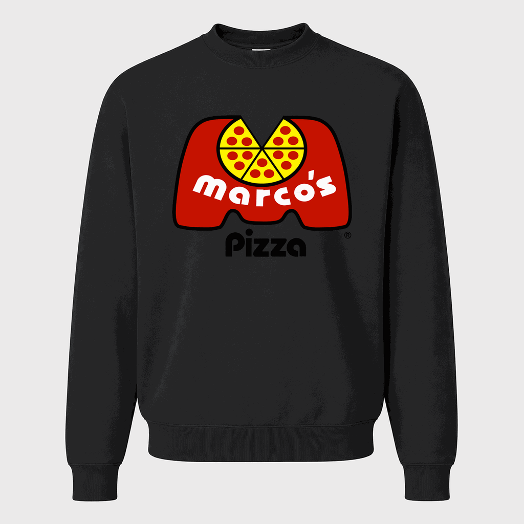 Men's Marco's Pizza Crewneck Sweatshirt - Black
