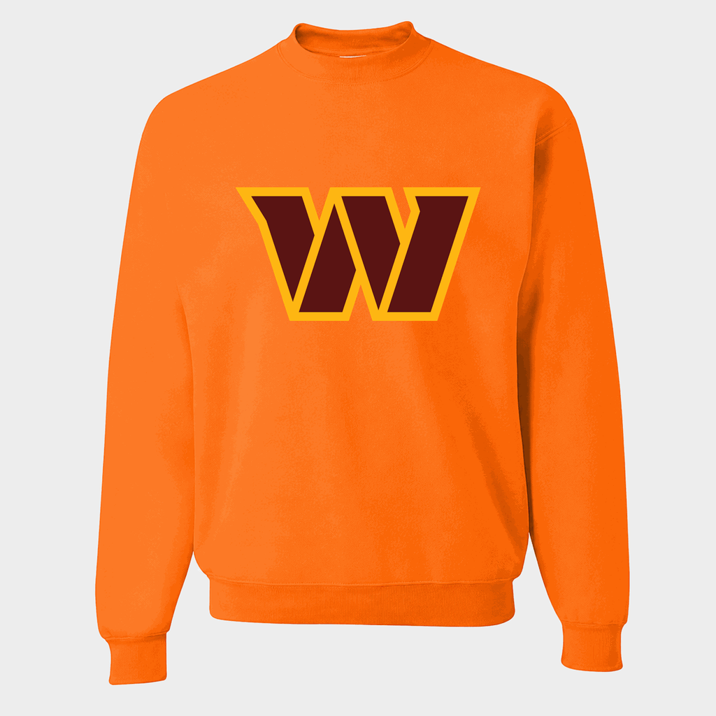 Men's Washington Commanders Crewneck Sweatshirt - Orange