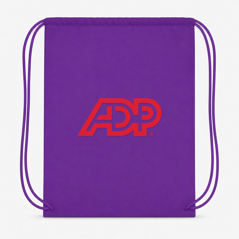 ADP Drawstring Bag - Purple