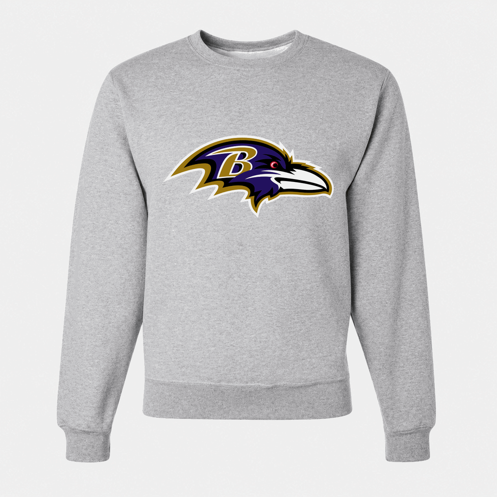 Men's Baltimore Ravens Crewneck Sweatshirt - Gray