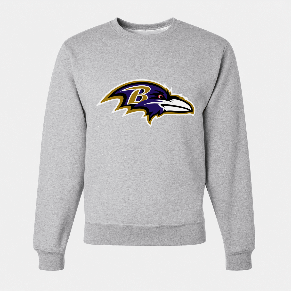 Men's Baltimore Ravens Crewneck Sweatshirt - Gray
